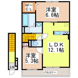 りりあんⅢの物件間取画像